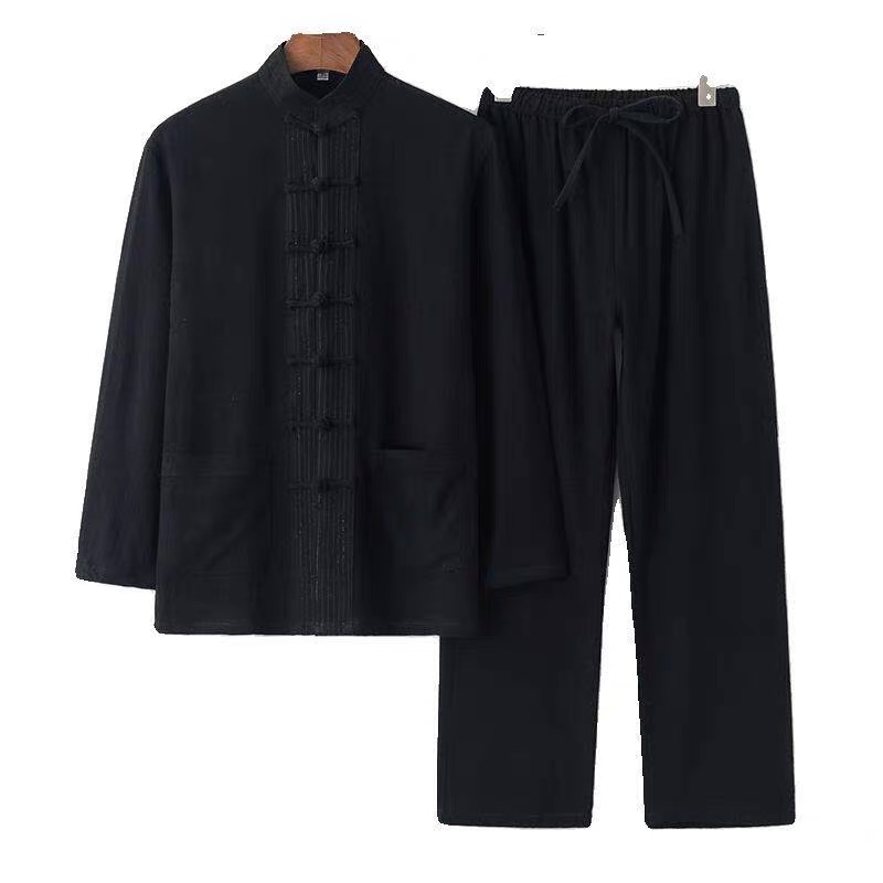 New 2026 Cotton Linen Chinese  - Mens Linen Shirt Long Sleeve 评论和价格