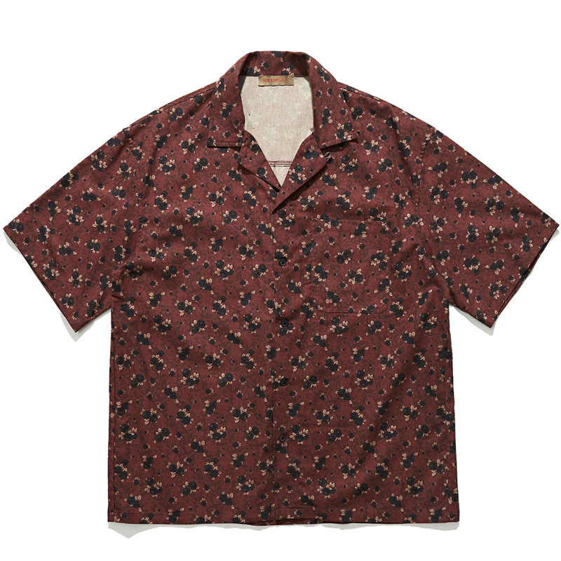 Japanese retro ethnic style Cu - Vintage Hawaiian Floral Shirt 评论和价格