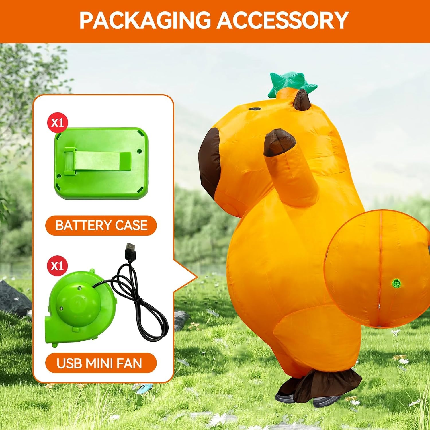 Capybara Inflatable Costume Ad - Suits 评论和价格