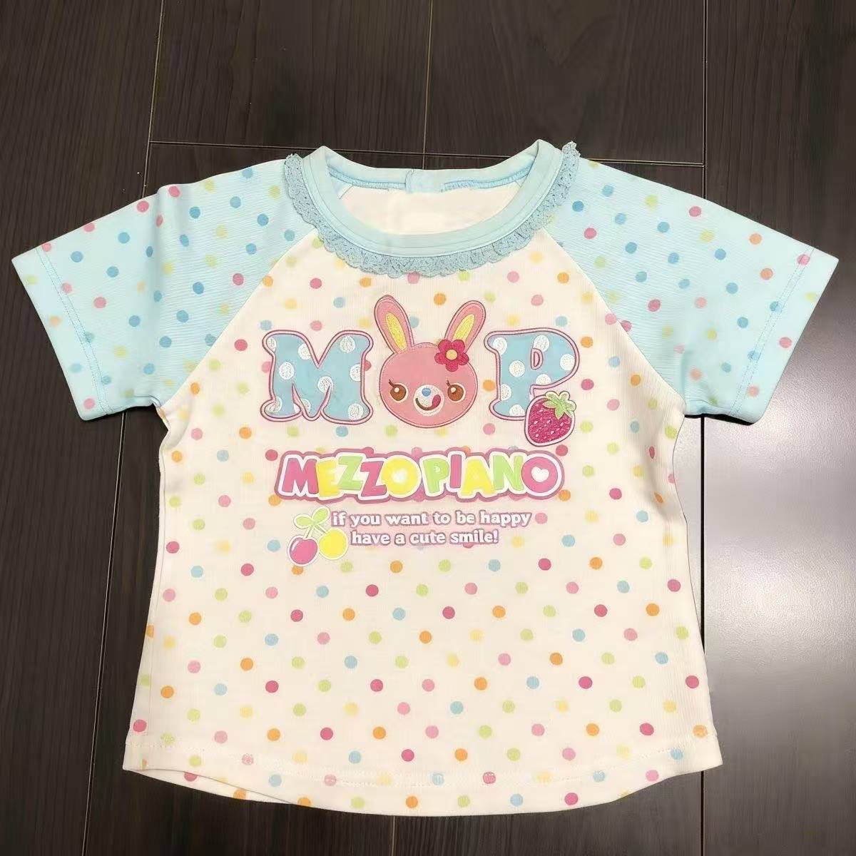 Y2K Cute Printed T Shirt Crop  - Shirts 评论和价格