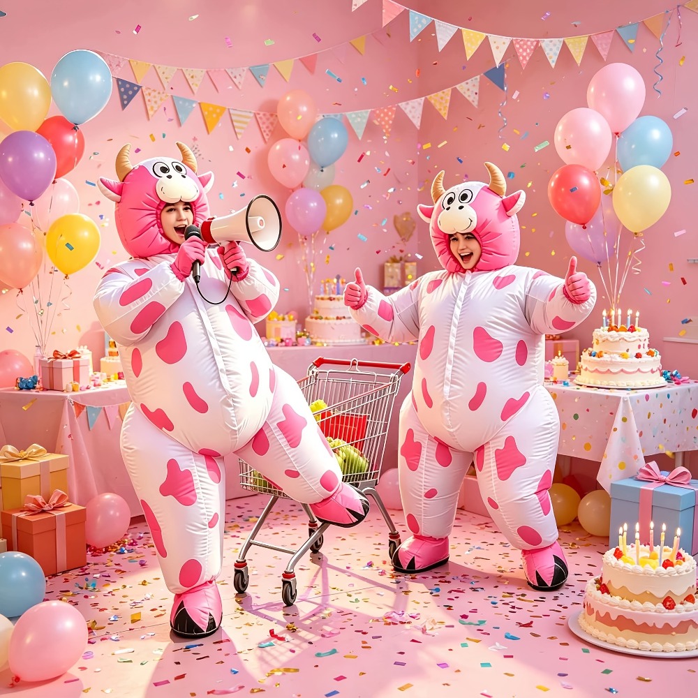 Funny Inflatable Pink Cow Cost - Suits 评论和价格