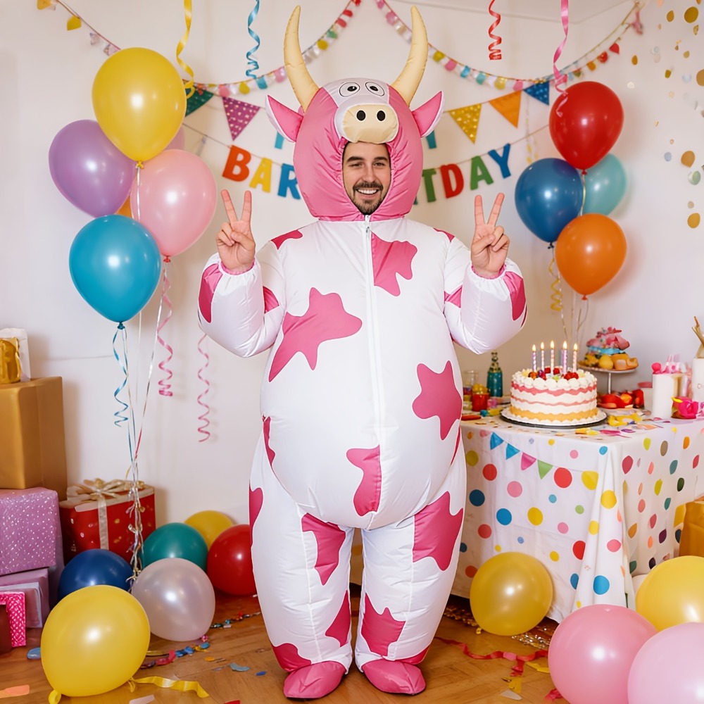 Funny Inflatable Pink Cow Cost - Suits 评论和价格