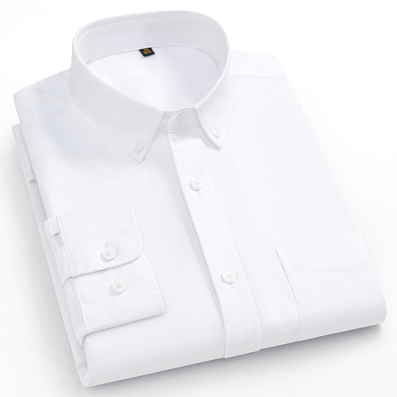 160KG Oversized Shirt Striped  - Oxford Cotton Casual Shirt Business 评论和价格