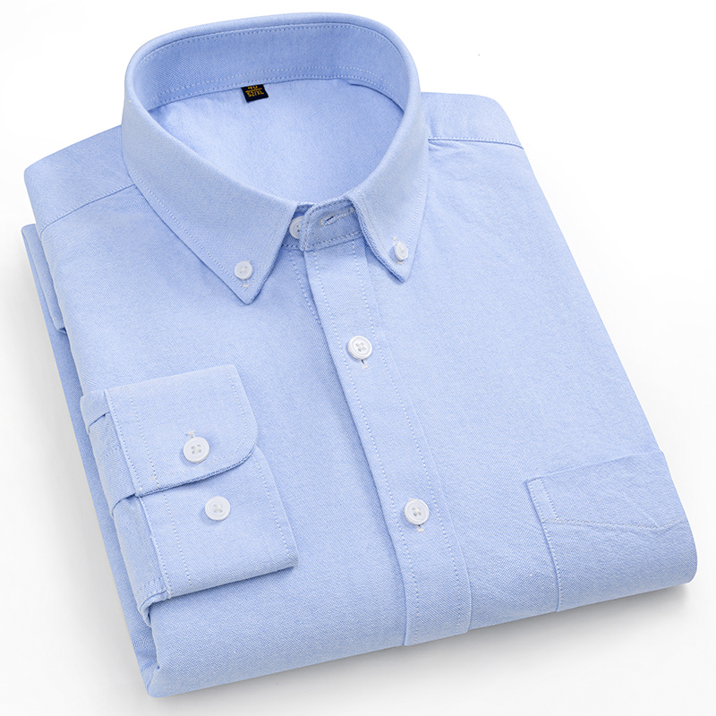 160KG Oversized Shirt Striped  - Oxford Cotton Casual Shirt Business 评论和价格